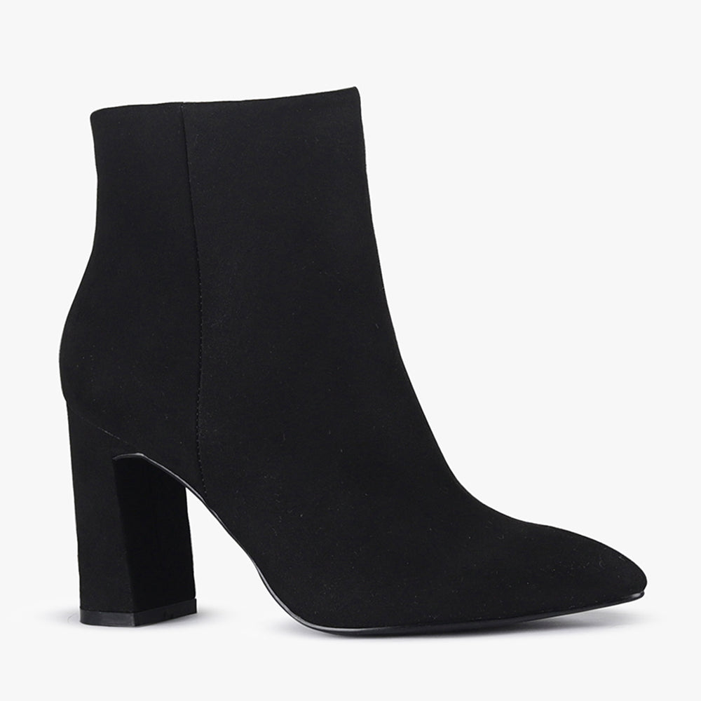 Hilton by Pied A Terre | Black Heeled Ankle Boot | Famous Footwear