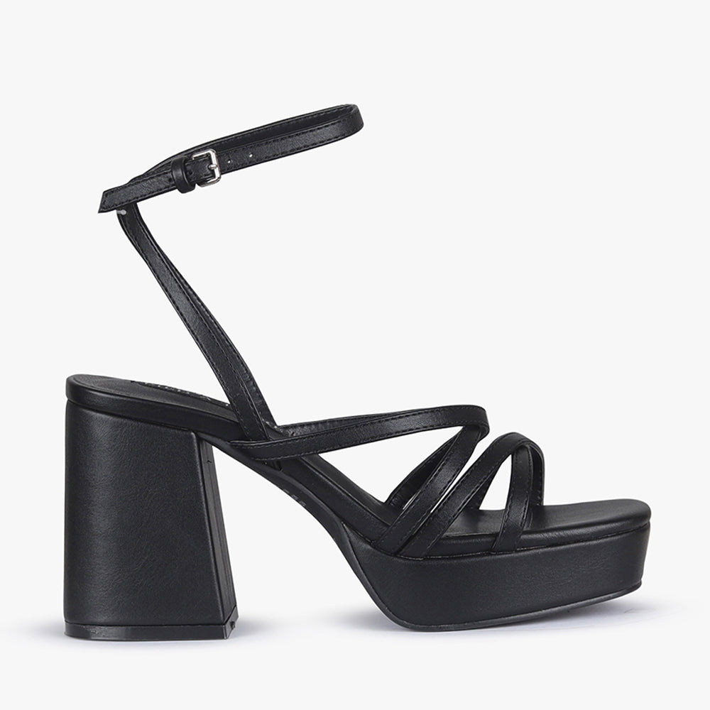 Buy Latest High Heel Platform Strappy Sandals In India | Londonrag.In