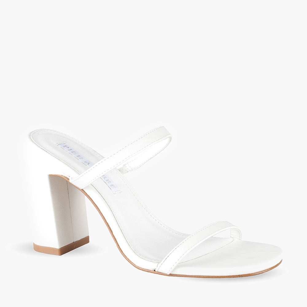 S. S. S brand white heels | White heels, Clothes design, Shoes